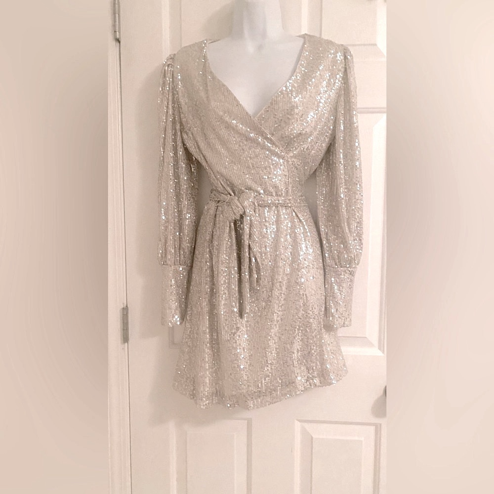 sequin dress.